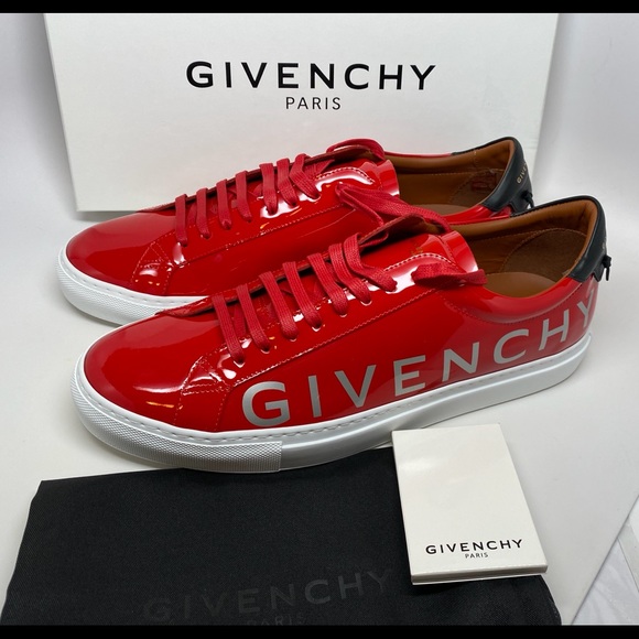 all red givenchy sneakers